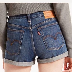 Levi’s button fly wedgie shorts